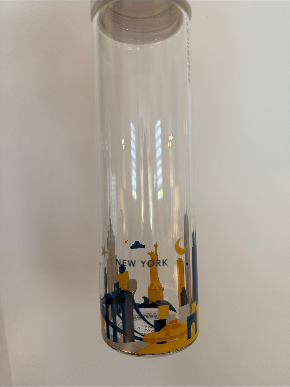 New York Skyline Glass Water Bottle Starbucks here you are collection